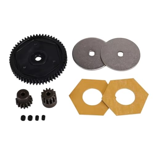 JYYTERD RC Teile Kompatibel Mit Axial Für SCX10 II 90046 90047 1/10 RC Crawler Auto Upgrade Teile Getriebe 54T Stirnradgetriebe 13T 15T Motorgetriebe JYYTERD RC Teile Kompatibel Mit Axial Für SCX10 II 90046 90047 1/10 RC Crawler Auto Upgrade Teile Getriebe 54T Stirnradgetriebe 13T 15T Motorgetriebe von JYYTERD