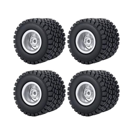 JYYTERD RC Teile Kompatibel Mit Axial Für SCX24 Alle Für Die Serie 1/24 RC Crawler Car Truck Accessoires Vordere Hinterrad -Rims -Reifen Mit CVD -Fahrerwelle(Wheel Tire Set-B) von JYYTERD