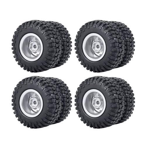 JYYTERD RC Teile Kompatibel Mit Axial Für SCX24 Alle Für Die Serie 1/24 RC Crawler Car Truck Accessoires Vordere Hinterrad -Rims -Reifen Mit CVD -Fahrerwelle(Wheel Tire Set-C) von JYYTERD