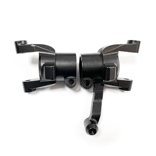 JYYTERD RC Teile Kompatibel Mit Axial Für SCX6 1/6 RC Auto Upgrade Teile RC Auto Ersatz Zubehör Aluminiumlegierung Naben Nachlaufblöcke(Black) von JYYTERD