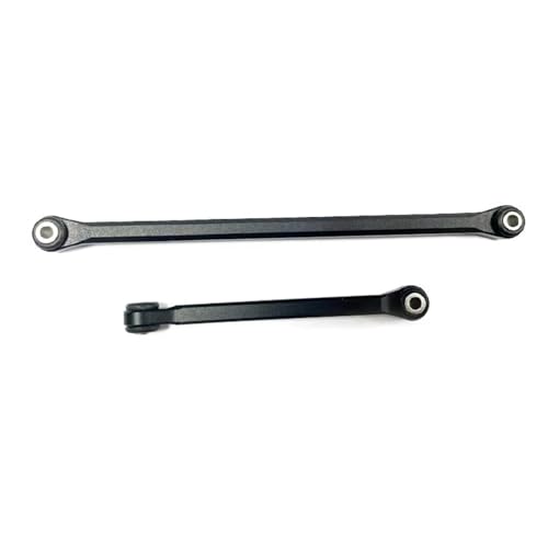 JYYTERD RC Teile Kompatibel Mit Axial UTB18 1/18 Fernbedienungsauto, Upgrade-Teile, Ersatzzubehör, 2 Stück Lenkstangenstange Aus Aluminiumlegierung(Black) von JYYTERD