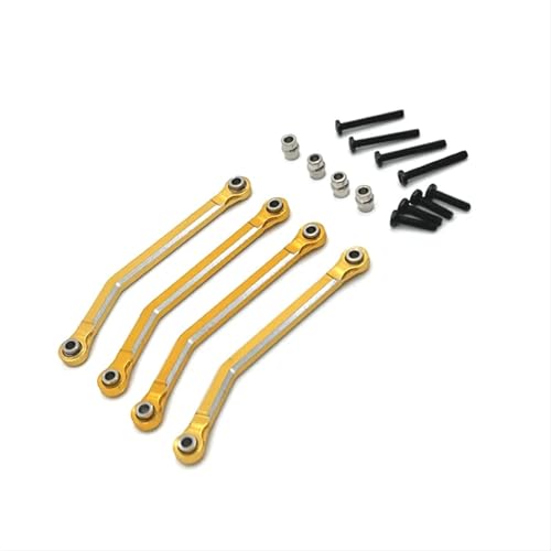 JYYTERD RC Teile Kompatibel Mit FMS Für Xiaoqi Für FCX24 1/24 RC Autoteile Metall-Upgrade- Und Umrüstungsprozess Für Chassis Fixed Link(Yellow) von JYYTERD