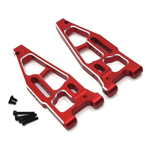 JYYTERD RC Teile Kompatibel Mit FS Für Cheetah 1/8 RC Auto Metall Für Schwinge Lenkschale Hinterachse Für Sitzmontageteile(Red) von JYYTERD