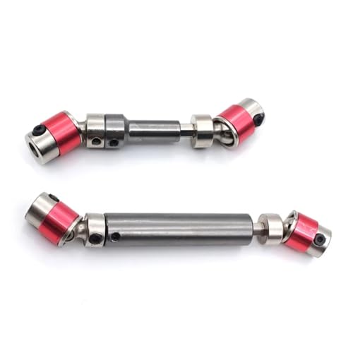 JYYTERD RC Teile Kompatibel Mit Feiyue Für FY-03 FY01-07 Q39 1/12 RC-Auto-Upgrade-Teile Zubehör 2-teiliges Metall-CVD-Antriebswelle Vorne Hinten von JYYTERD