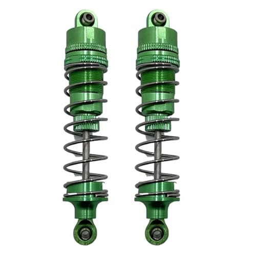 JYYTERD RC Teile Kompatibel Mit HB R1001 R1002 R1003 1/10 RC Autoteilen Metall Vorne Und Hinten Hydraulische Stoßdämpfer(Green) von hjuink