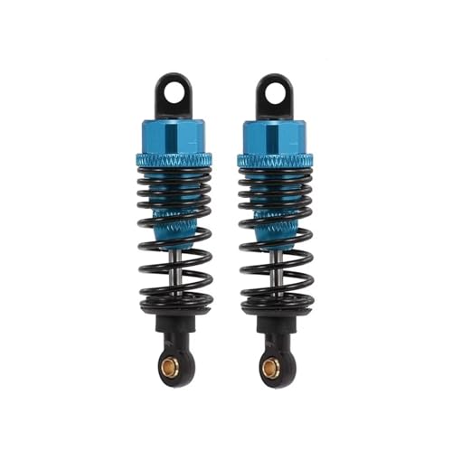 JYYTERD RC Teile Kompatibel Mit HSP 102004 122004 02002 02175 1/10 On-Road Drift Car 94123 94122 Teile 2 Stück 4 Stück Metall-Stoßdämpfer-Dämpfer 68 Mm(Blue,2pcs) von hjuink