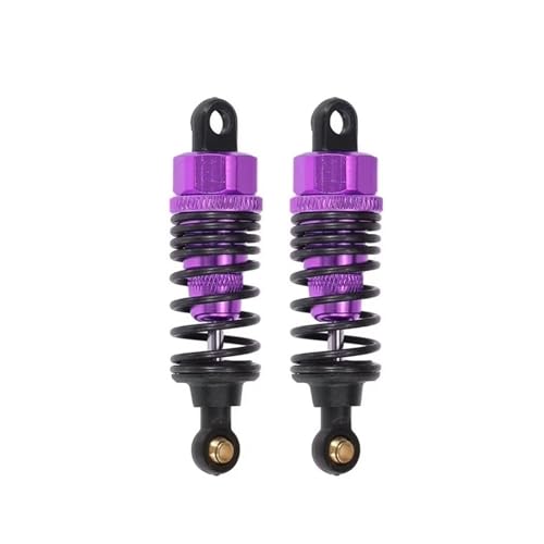 JYYTERD RC Teile Kompatibel Mit HSP 102004 122004 02002 02175 1/10 On-Road Drift Car 94123 94122 Teile 2 Stück 4 Stück Metall-Stoßdämpfer-Dämpfer 68 Mm(Purple,2pcs) von hjuink