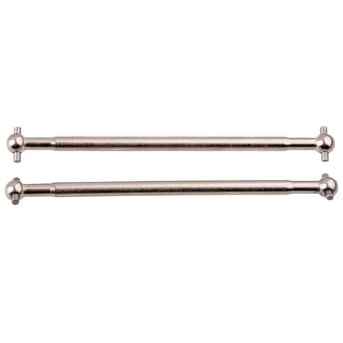 JYYTERD RC Teile Kompatibel Mit HSP 94111 94188 94170 1/10 RC Auto LKW Ersatzteile 2Stk 08059 Dogbone (F/R) 89,5mm(Silver) von JYYTERD
