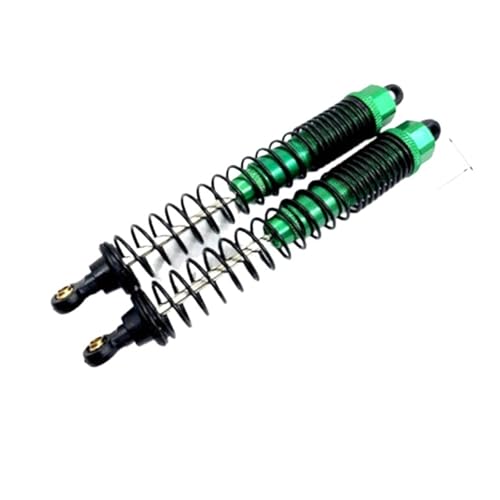 JYYTERD RC Teile Kompatibel Mit HSP 94180 1/10 4WD 4X4 Für Rock Crawler RC Car 130 Mm Lang Stoßdämpfer Dämpfer Öl Einstellbar Typ 18019 180007(Green) von hjuink
