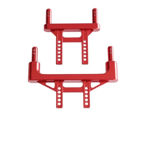 JYYTERD RC Teile Kompatibel Mit JJRC Q130 1/14 RC Car Shell Pillar Body Fixing Pillar Upgrade Metallteile Zubehör(Red) von hjuink