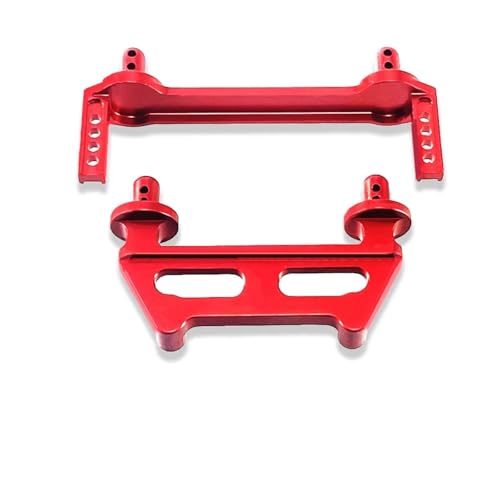 RC Teile Kompatibel Mit MJX Für Hyper Go 16208 16209 H16 H16BM 1/16 RC Auto Metall-Upgrade-Teile Karosseriesäulen(Red) von hjuink