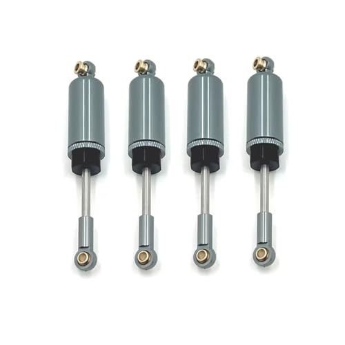 JYYTERD RC Teile Kompatibel Mit MJX M162 M163 16207 16208 16209 16210 1/16 RC Autoteile Metall Verbesserter Hydraulischer Stoßdämpfer(Gray) von JYYTERD