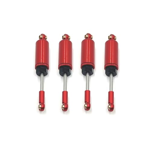 JYYTERD RC Teile Kompatibel Mit MJX M162 M163 16207 16208 16209 16210 1/16 RC Autoteile Metall Verbesserter Hydraulischer Stoßdämpfer(Red) von JYYTERD