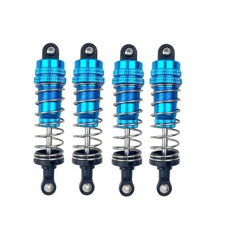 JYYTERD RC Teile Kompatibel Mit MN Für MN128 MN86 MN86s G500 1/12 Fernbedienung Auto Hydraulische Metall Stoßdämpfer Zubehör Teile(Blue) von JYYTERD