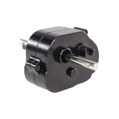 JYYTERD RC Teile Kompatibel Mit MN Für MN82 Für MN78 1/12 RC Auto Metall Medium Wave Box Getriebeabdeckung Upgrade Getrieberahmen Medium Wave Box Montage(Black) von hjuink