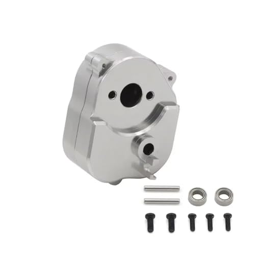 JYYTERD RC Teile Kompatibel Mit MN82 Für MN78 1/12 RC Auto Upgrade Teile Metallgetriebe Metallgetriebe Getriebegehäuse(White) von JYYTERD