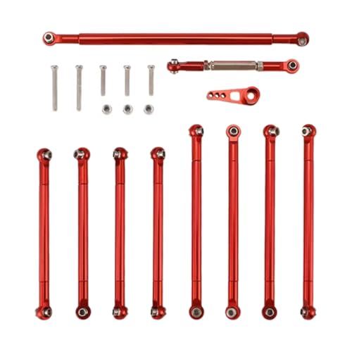 JYYTERD RC Teile Kompatibel Mit MN86S MN86 MN86KS MN86K 1/12 RC Autozubehör Upgrade Teile Metall Zugstange Lenkservo Verbindungsstange von JYYTERD