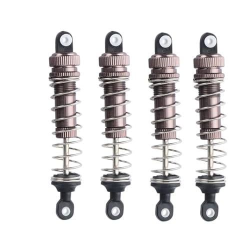 JYYTERD RC Teile Kompatibel Mit Remo Für Hobby Für Smax 1621 1625 1631 1635 1651 1655 1/16 RC Auto Upgrade-Teile 4 Stück Metall-Stoßdämpfer A6955 von JYYTERD