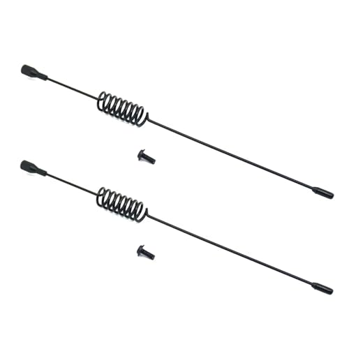 JYYTERD RC Teile Kompatibel Mit TRX4 Für Defender Für TRX6 Für Axial Für SCX10 90046 D90 1/10 RC Crawler Auto DIY Teile Für Mini Simulierte Metallantenne(195mm 2PCS) von JYYTERD