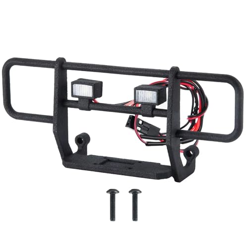JYYTERD RC Teile Kompatibel Mit TRX4M Für High for Trail K10 1/18 RC Crawler Car Upgrade Ersatzzubehör Kunststoff-Frontstoßstangenlichter von JYYTERD
