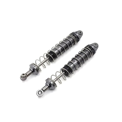 JYYTERD RC Teile Kompatibel Mit WLtoys 12427 12428-AB 12429 12423 FY01 FY02 FY03 1/12 RC Autoteile Metallmodifizierter Hydraulischer Hinterer Stoßdämpfer(Black) von JYYTERD