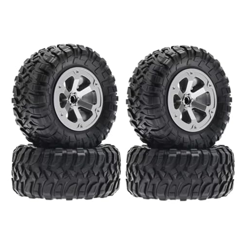 JYYTERD RC Teile Kompatibel Mit WPL C14 C24 B24 Für MN Für MN-90 Für MN99S FY003 FY004 RC Auto Upgrade Teile Zubehör 4 Stück 73 Mm Reifen Reifen Rad von JYYTERD