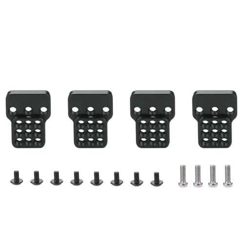 JYYTERD RC Teile Kompatibel Mit WPL C14 C24 C34 D12 B14 B16 B36 1/16 RC Autoteile Metall Verstellbare Stoßdämpferhalterung Extender Für Sitz(Black) von JYYTERD