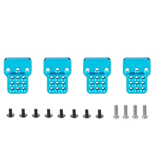 JYYTERD RC Teile Kompatibel Mit WPL C14 C24 C34 D12 B14 B16 B36 1/16 RC Autoteile Metall Verstellbare Stoßdämpferhalterung Extender Für Sitz(Blue) von JYYTERD