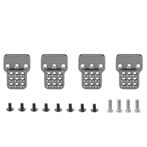 JYYTERD RC Teile Kompatibel Mit WPL C14 C24 C34 D12 B14 B16 B36 1/16 RC Autoteile Metall Verstellbare Stoßdämpferhalterung Extender Für Sitz(Gray) von JYYTERD