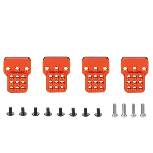 JYYTERD RC Teile Kompatibel Mit WPL C14 C24 C34 D12 B14 B16 B36 1/16 RC Autoteile Metall Verstellbare Stoßdämpferhalterung Extender Für Sitz(Red) von JYYTERD