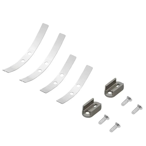 JYYTERD RC Teile Kompatibel Mit WPL D12 B14 B24 B16 B36 RC Truck Autoteile Zubehör Stahlplatten-Stoßdämpfung Für Blattfedern-Aufhängung(Gray) von JYYTERD