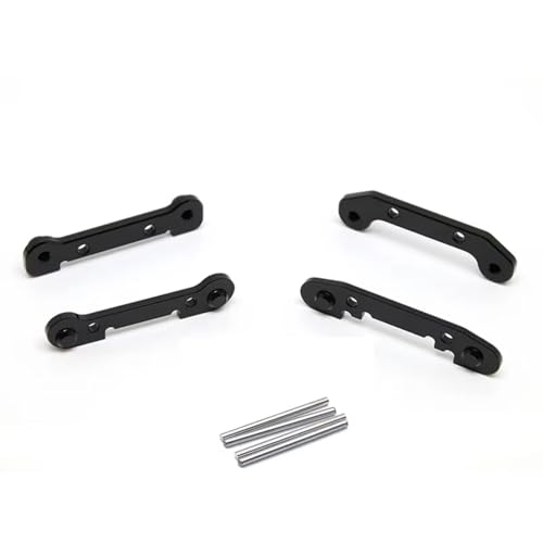 JYYTERD RC Teile Kompatibel Mit Wltoys 124017 124019 124016 124018 144001 RC-Autoteile. Verbesserter, Metallverstärkter Kipphebel-Ersatzsatz(Black) von JYYTERD