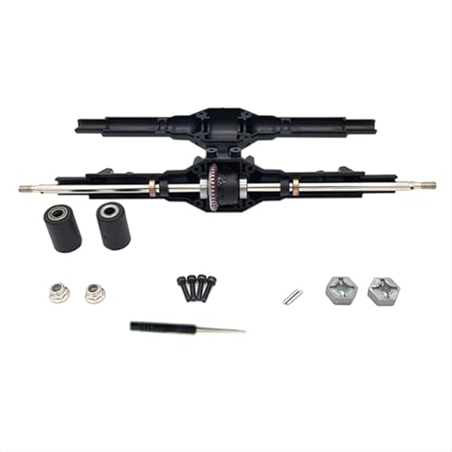 JYYTERD RC Teile Kompatibel Mit Wltoys 12428 12423 RC-Autos, Upgrade-Teile, Ersatzzubehör, Hinterachse, Hinterradgetriebe, Zubehörteile, Differential von JYYTERD