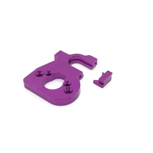 JYYTERD RC Teile Kompatibel Mit Wltoys 144010 144001 144002 124016 124017 124018 124019 RC Autoteile Metall Upgrade Retrofit Motorhalterung(Purple) von JYYTERD