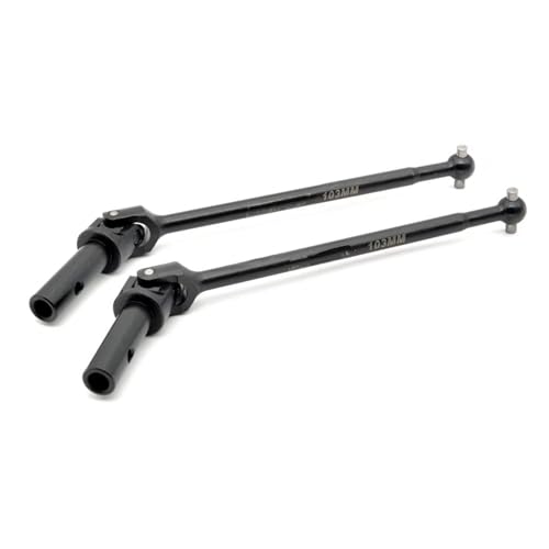 JYYTERD RC Teile Kompatibel Mit ZD Für Racing Für DBX-07 1/7 RC-Auto-Tuning-Teile Ersatzzubehör 2-teilige Metall-Frontantriebswelle CVD 8611 von JYYTERD