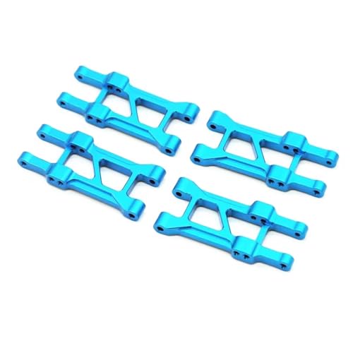 JYYTERD Rc Car Zubehör Kompatibel Mit BG1506 BG1507 BG1508 BG1513 BG1518 1/12 RC Autoteile Metall Vorne Und Hinten Unten Für Schwingarm-Upgrade-Zubehör(Blue) von JYYTERD