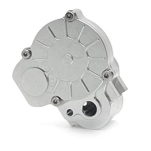 JYYTERD Rc Car Zubehör Kompatibel Mit FMS Für FCX24 Für Xiaoqi Für Crusher K5 1/24 RC Zubehör RC Auto Metall Medium Wave Box Gehäuse Kit(Silver) von JYYTERD