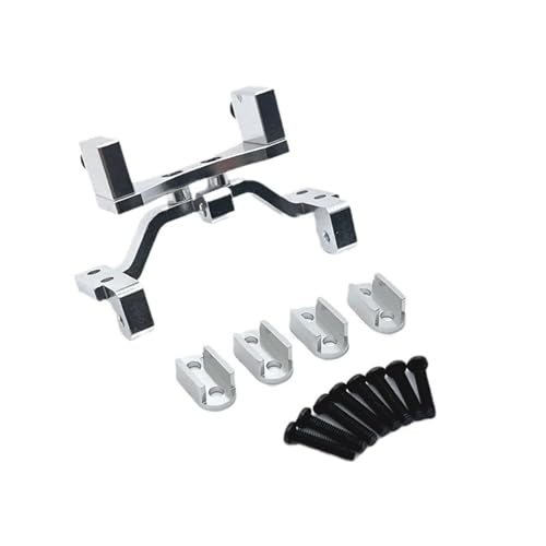 JYYTERD Rc Car Zubehör Kompatibel Mit WPL C74 1/10 RC Car Upgrades Ersatzteile Metall-Servomontage Für Federbefestigungen(Silver) von JYYTERD