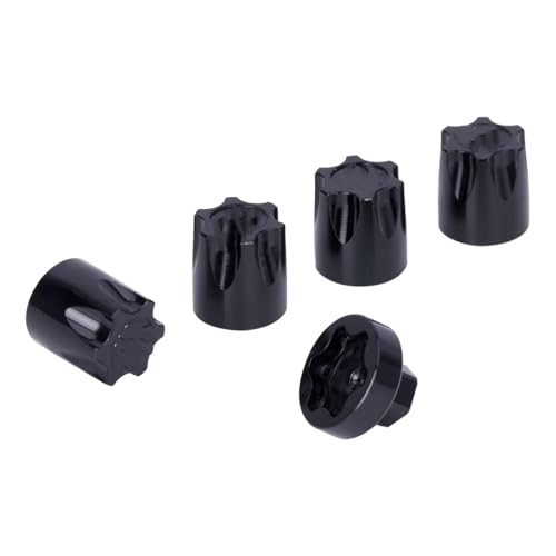Kompatibel Mit Axial Für SCX10 D90 Für TRX4 TF2 CC01 Für Capra VS4-10 1/10 RC Crawler Autoteile 4 Stück Felgenmittelkappe Kappe M4 Mutter RC-Zubehör(Black) von JYYTERD