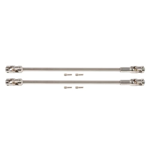 Kompatibel Mit LCG Sportys Für Scalers Für Capra Für SCX10 Pro 1/10 RC Crawler Autoteile Stahl 68–229 Mm Für Kardangelenk-Antriebswelle RC-Zubehör(Silver 2PCS) von JYYTERD