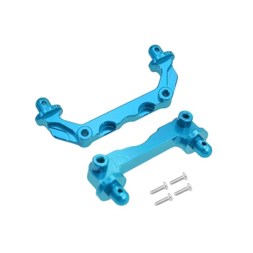 Kompatibel Mit Mjx Für Hyper Go 14210 RC-Auto-Upgrade-Teile, 2 Stück Aluminiumlegierung, Vordere Und Hintere Schalensäulen, Karosseriepfosten Zubehör Teile RC Autos(Blue) von JYYTERD