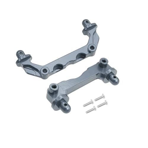 Kompatibel Mit Mjx Für Hyper Go 14210 RC-Auto-Upgrade-Teile, 2 Stück Aluminiumlegierung, Vordere Und Hintere Schalensäulen, Karosseriepfosten Zubehör Teile RC Autos(Gray) von JYYTERD