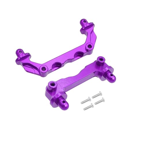 Kompatibel Mit Mjx Für Hyper Go 14210 RC-Auto-Upgrade-Teile, 2 Stück Aluminiumlegierung, Vordere Und Hintere Schalensäulen, Karosseriepfosten Zubehör Teile RC Autos(Purple) von JYYTERD