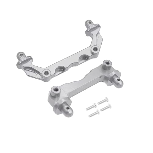 Kompatibel Mit Mjx Für Hyper Go 14210 RC-Auto-Upgrade-Teile, 2 Stück Aluminiumlegierung, Vordere Und Hintere Schalensäulen, Karosseriepfosten Zubehör Teile RC Autos(Silver) von JYYTERD