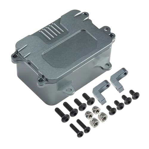 Kompatibel Mit SCX10 D90 D110 86100 1/10 RC Crawler Auto Für Chassisteile CNC Aluminium Empfängerbox ESC Elektronisches Fach RC-Zubehör Kompatibel Mit SCX10 D90 D110 86100 1/10 RC Crawler Auto Für Chassisteile CNC Aluminium Empfängerbox ESC Elektronisches Fach RC-Zubehör von JYYTERD