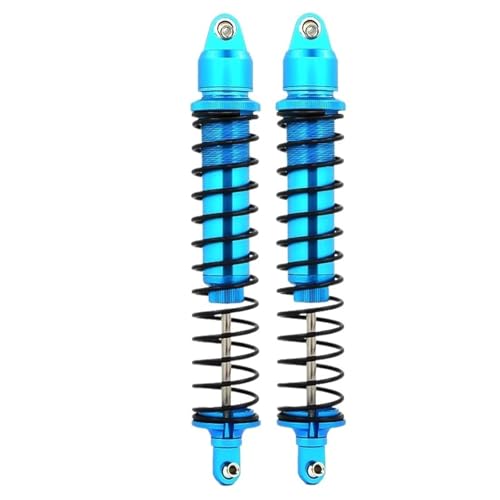 Kompatibel Mit Traxxas Für X-MAXX 1/5 RC Truck Autozubehör 2 Stück 220 Mm Stoßdämpfer Aus Aluminiumlegierung RC Stoßdämpfer(Blue) von JYYTERD