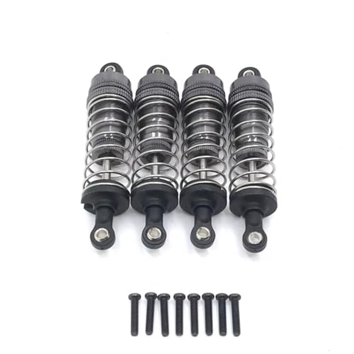 Kompatibel Mit WLtoys 1/12 124017 124019 144001 1/14 RC-Auto-Upgrades Teile Metall Außen Für Federöl-Stoßdämpfer Zubehör Teile RC Autos(Gray) von JYYTERD