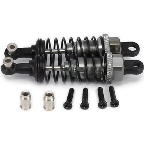 Kompatibel Mit WLtoys A959 A969 A979 K929 Für Hpi Für Hsp Für Traxxas Für Losi 1/18 Rc Auto 2 Stück Öl Einstellbarer Stoßdämpfer Dämpfer RC Stoßdämpfer(Gray) von JYYTERD
