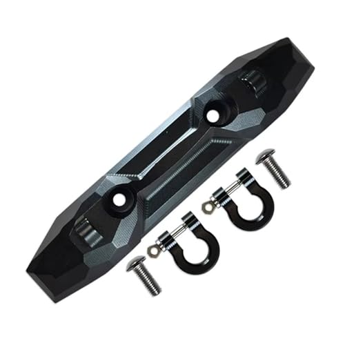 RC Auto Upgrade-Teile Kompatibel Mit Für traxxas Für E-Revo 2.0 86086-4 4X4 Für VXL Für Monster Truck 1/10 RC Car Upgrade Metall Heckstoßstange Mit Abschlepphaken 5335X(Black) von JYYTERD
