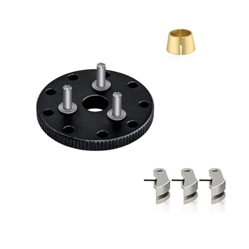 RC Auto Upgrade-Teile Kompatibel Mit Für traxxas Für Nitro Für Stampede Für Jato Für T-Maxx Für Rustler 1/10 RC-Auto Schwungradkupplung Metall 4142 4146 3281 Kit(Black) von JYYTERD
